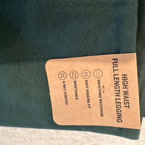 PINK Victoria's Secret XL NWT Satin Green with Gold Stripe - Picture 6 of 10